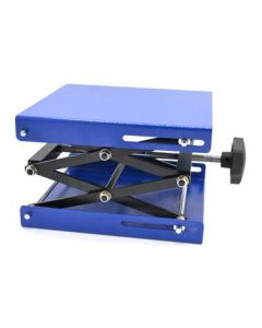 Scissor Jack Laboratory Stand with 7.75 in x 7.75 in Plate, Fully Extended Height 12 in - Eisco Labs