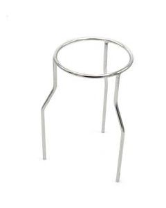 Tripod Stand - Circular - Nickel Plated Steel Wire - 8" Tall - Eisco Labs
