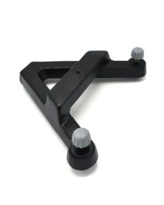 A-Frame Retort Base - 10"x11" Base - Heavy Duty Cast Iron, Black - Eisco Labs