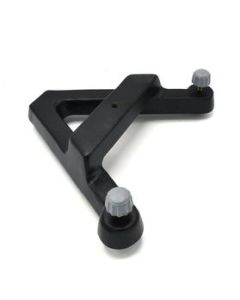 A-Frame Retort Base - 10"x10" Base - Heavy Duty Cast Iron, Black - Eisco Labs