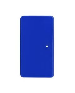 Rectangular Double Burette Base - 13"x7" - Heavy Duty Cast Iron, Blue - Eisco Labs