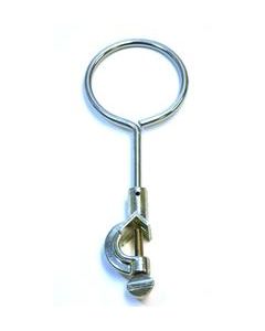 Eisco Labs 7.5cm diameter ring with boss head clamp