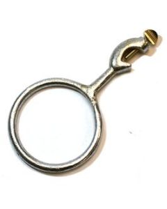 Eisco Labs 4" diameter Cast Iron Closed Ring Clamp with Boss Head