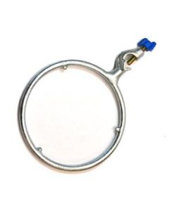 Eisco Labs 6" diameter Cast Iron Closed Ring Clamp with Boss Head