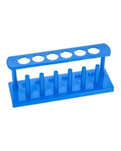 EISCO Test Tube Stand, Polypropylene, 25mm dia. Holes for 6 tubes