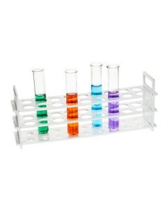 Test Tube Stand, Polypropylene - 18mm x 12 Tube Capacity - Eisco Labs