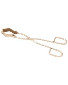Eisco Labs Safety Flask/Beaker Tongs - Stainless Steel, Cork Lined Jaws, 12" Length