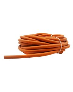 Rubber Tubing, 10m, Orange - Soft - Acid & Alkali Resistant - 5mm Bore - 1.5mm Thickness - Eisco Labs