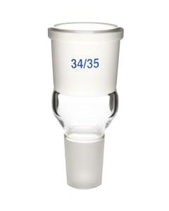 Expansion Adapter, 34/35 Socket Size, 29/32 Cone Size, Borosilicate Glass - Eisco Labs