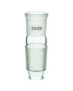 Reduction Adapter, 24/29 Socket Size, 40/38 Cone Size, Borosilicate Glass - Eisco Labs