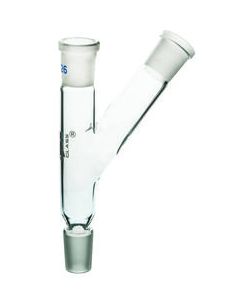 Multiple Adapter, Two Necks - Socket Size: 19/26 - Cone Size: 34/35 - Borosilicate Glass - Eisco Labs