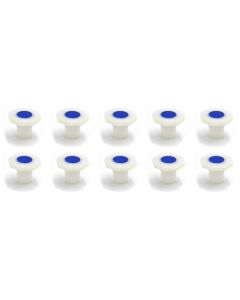 10PK Stoppers, 24/29 - Polypropylene - Chemical Resistant - Eisco Labs
