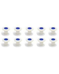 10PK Stoppers, 24/29 - Polypropylene - Chemical Resistant - Eisco Labs