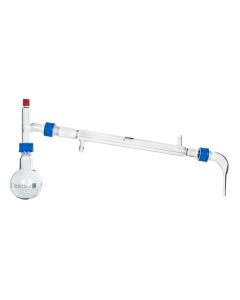 Simple Distillation Set, Size 24/29 Joints, 4 Pieces, Borosilicate Glass - Eisco Labs