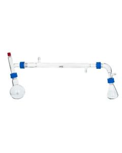 Vacuum Distillation Set, Size 24/29 Joints, 5 Pieces, Borosilicate Glass - Eisco Labs