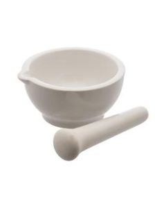 Mortar & Pestle, Glazed - 150mm - Porcelain