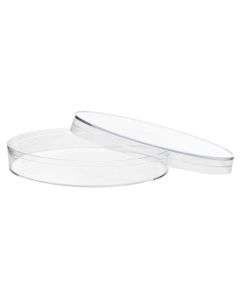 Petri Dish, 90mm, Pack of 25 - Disposable - Transparent Polystyrene - Triple Vented - Sterile - Non-toxic - Eisco Labs