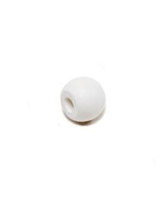 Eisco Labs Molecular Model Part; White Ball; 1.5cm; 1 Hole; Pk of 10