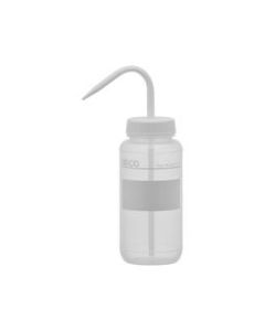 Chemical Wash Bottle, No Label, 500ml - Wide Mouth, Self Venting, Low Density Polyethylene - Performance Plastics by Eisco Labs