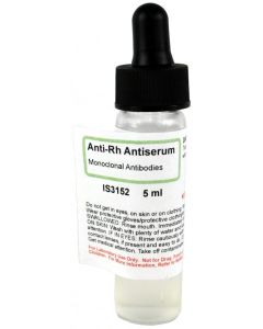 Innovating Science® - Blood Typing Anti-Sera: Anti Rh (Real)