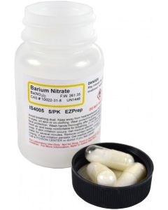 Innovating Science® - Barium Nitrate E-Z prep 5 pack to make 5 x 50mL 0.1M solution