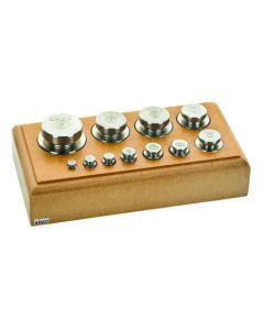 Eisco Labs Balance Weight Set - Stainless Steel, capacity 500gm - 11 pieces