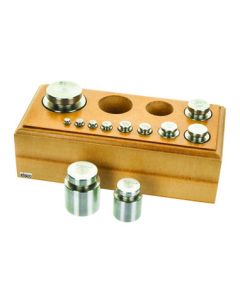 Eisco Labs Balance Weight Set - Stainless Steel, capacity 1000gm. - 12 pieces