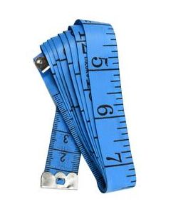 Measuring Tape, 60" / 150cm - Soft, Flexible, Variety of Colors - Great for the Classroom, Crafting, Sewing, Body Measurements - Eisco Labs