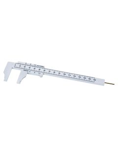 7.75" Plastic Metric Vernier Caliper for student use