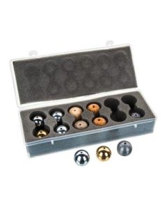 EISCO Drilled Ball Set in Plastic Case