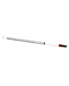 Universal Laboratory Hydrometer in Hard Plastic Case- Measure Specific Gravity Range 0.700 to 2.000 - 0.01 Graduations - Dual Scale For Light and Heavy Liquids