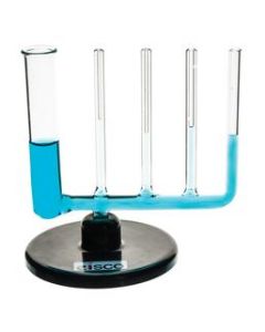 Eisco Labs Glass Equilibrium Tubes with Plastic Base