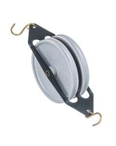 Eisco Labs Plastic Pulley, Double-Parallel, 50mm Diameter