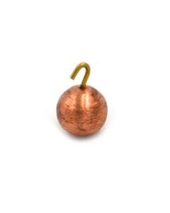 Copper Pendulum Bob with Hook, 1" (25mm) Diameter