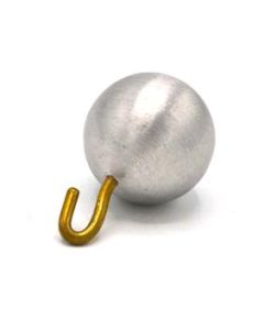 Aluminum Pendulum Bob with Hook, 1in Diameter