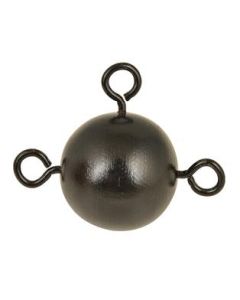 1 lb Painted Metal Inertia Ball with 3 fixed Eye bolts, Pendulum