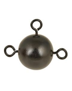 1 lb Painted Metal Inertia Ball with 3 fixed Eye bolts, Pendulum