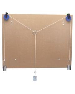 Parallelogram of Forces Apparatus, 26 Inch - Includes Board, Pulleys, Hangers, and Weights - Eisco Labs