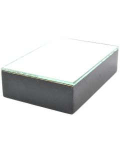 Mounted Glass Plane Mirror - 75x50mm - Eisco Labs
