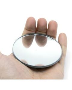 Concave Mirror - 3" dia., 75mm Focal Length - 3mm Thick - Glass - Eisco Labs