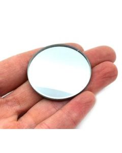 Convex Mirror, 1.5" dia., 50mm Focal Length - Glass - Eisco Labs
