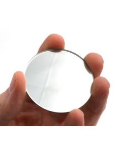 Convex Mirror, 2" dia., 75mm Focal Length, 2mm Thick - Glass - Eisco Labs