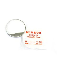 Eisco Labs Convex Mirror - Glass, dia 50mm, Focal length 150mm