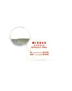 Eisco Labs Convex Mirror - Glass, dia 50mm, Focal length 200mm