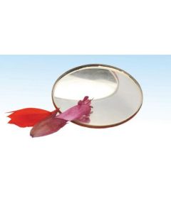 Eisco Labs Convex Mirror, Glass, 10cm Diameter, 15cm Focal Length