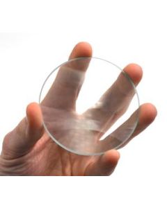 Double Convex Lens, 250mm Focal Length, 3" (75mm) Diameter - Spherical, Optically Worked Glass Lens - Ground Edges, Polished - Great for Physics Classrooms - Eisco Labs