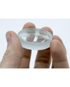 Double Concave Lens, 50mm Focal Length, 1.5" (38mm) Diameter - Spherical, Optically Worked Glass Lens - Ground Edges, Polished - Great for Physics Classrooms - Eisco Labs