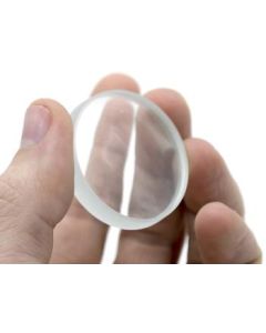 Double Concave Lens, 150mm Focal Length, 1.5" (38mm) Diameter - Spherical, Optically Worked Glass Lens - Ground Edges, Polished - Great for Physics Classrooms - Eisco Labs