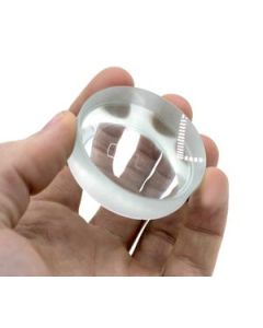 Double Concave Lens, 50mm Focal Length, 2" (50mm) Diameter - Spherical, Optically Worked Glass Lens - Ground Edges, Polished - Great for Physics Classrooms - Eisco Labs