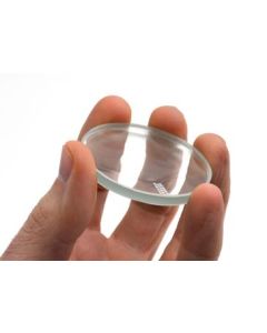 Double Concave Lens, 250mm Focal Length, 2" (50mm) Diameter - Spherical, Optically Worked Glass Lens - Ground Edges, Polished - Great for Physics Classrooms - Eisco Labs